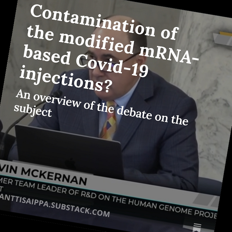 SecondRayer's tweet photo. My layman-tailored 

introductory article on DNA- contamination discussion

Different chapters accessible via direct hyperlinks in beginning. 

(link below 👇)
