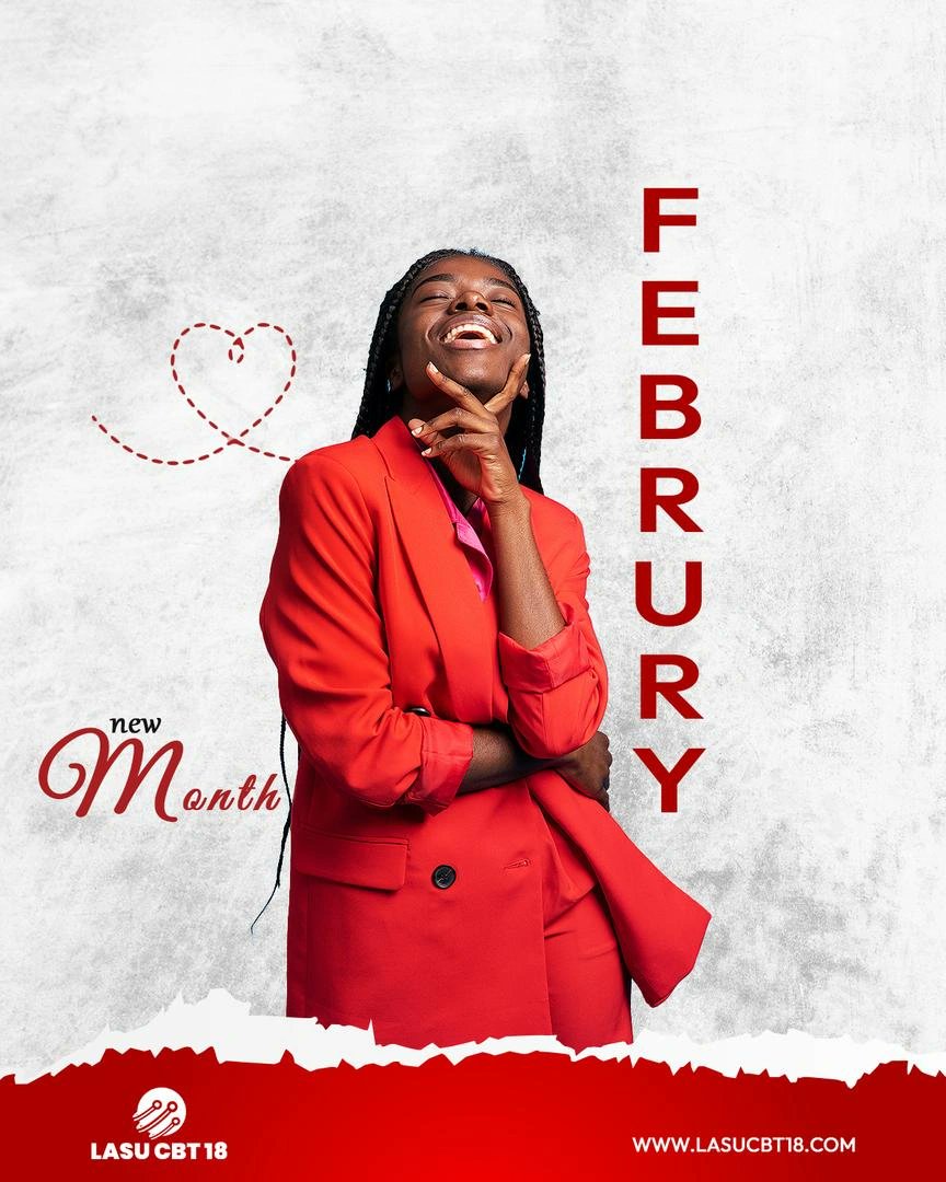 lasucbt18's tweet photo. Happy new month! 🎉 As we step into February, let's embrace innovation and create  solutions that inspire. 
Here's to a month of growth and success! 
Love from LASUCBT18❤️ https://t.co/h9oXuH6wPy