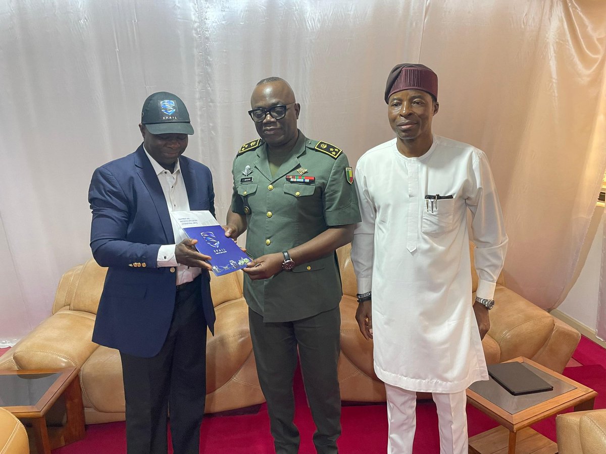 Africa's Defence Collaboration: Chief Executive Officer, NISECEXPO lead a delegation from Equipment &amp; Protective Application International Limited (EPAIL) headed by the Director of Operations AVM Ganiyu A. Olabisi Rtd., meet with the Chief of Defence Staff, Beninese Armed Forces