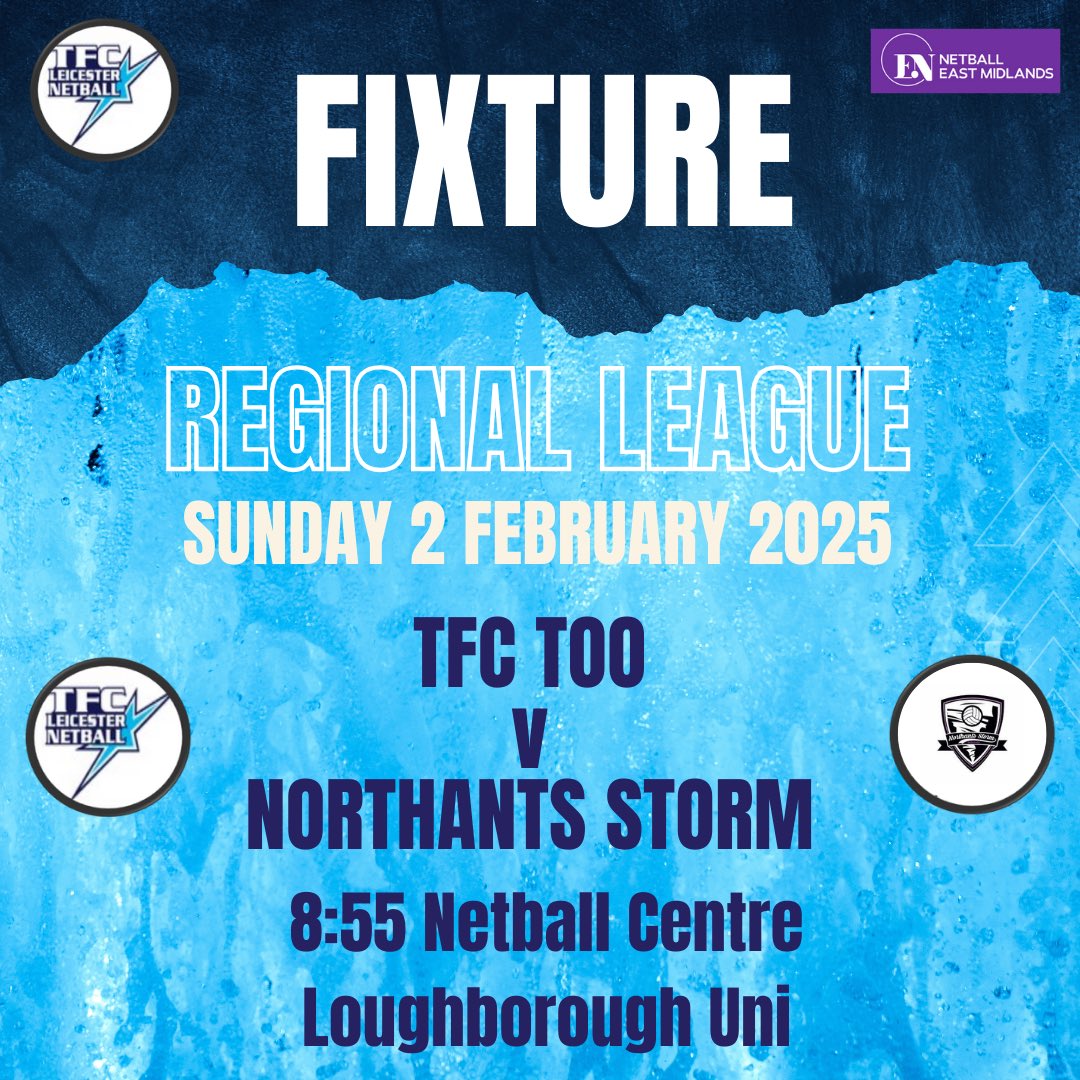 TFC Leicester Netball Club tweet media