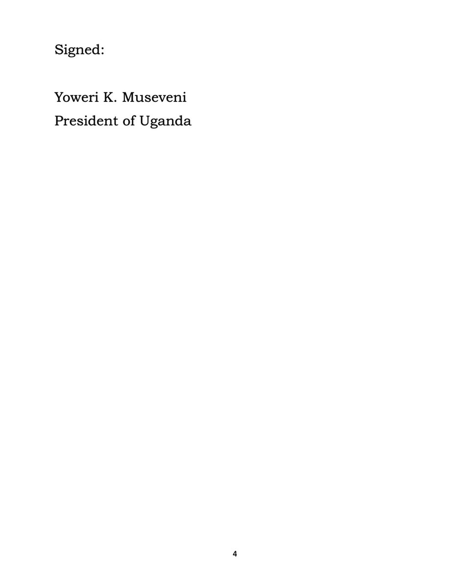 Fireliglntfi's tweet photo. JUST IN: H.E. @KagutaMuseveni issues a statement on the General Court Martial issue.

“…getting back to Kampala, I was sorry to hear of the wrong decision by the Supreme Court in the matter of the fire-arms armed civilians being tried by the Military Court Martial.”

#NBSUpdates https://t.co/gngPc7TyKA