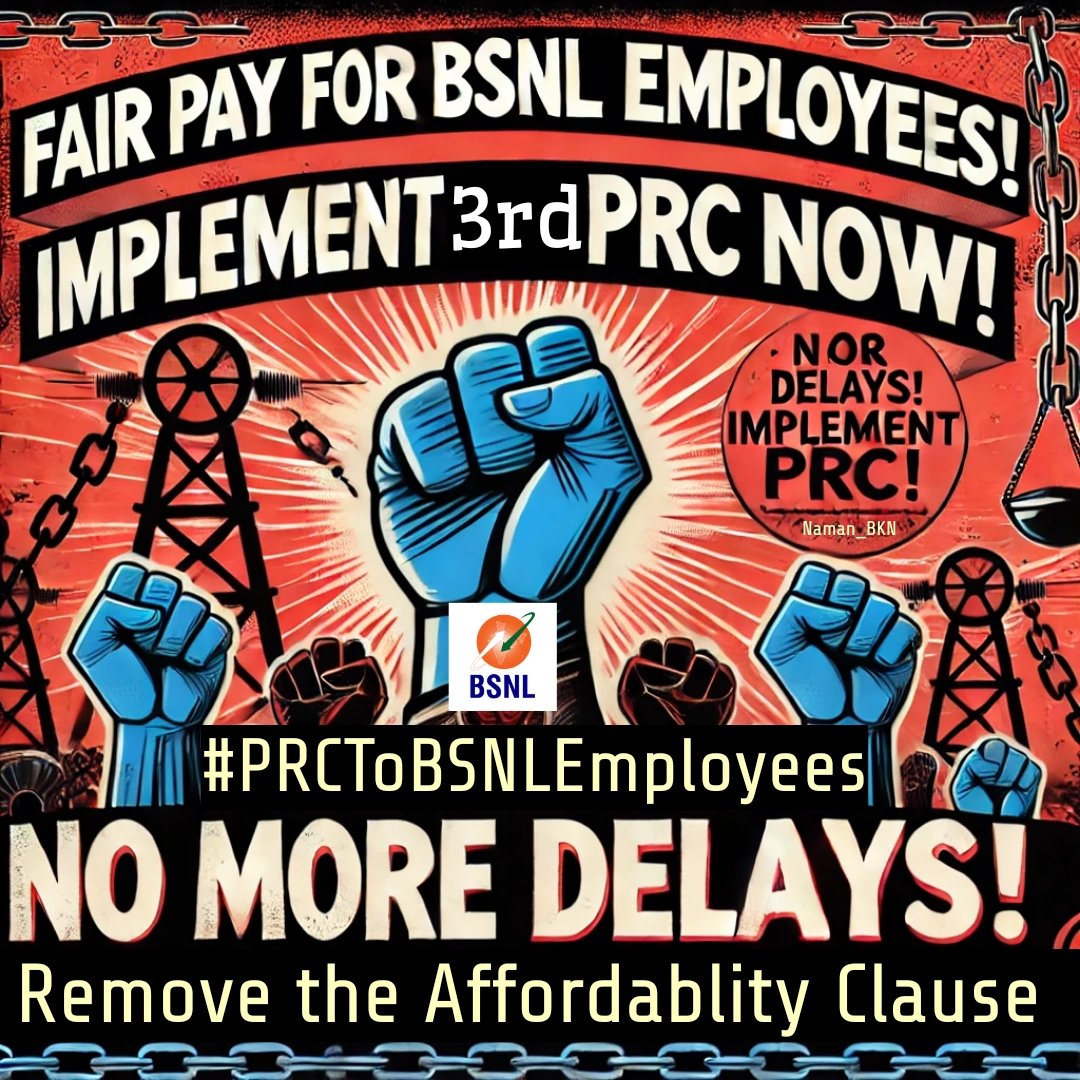 Pankaj17597528's tweet image. Efforts made round the clock to live 65000+ indigenous 4G towers including remotest in PAN INDIA.
Now ask for
#PRCToBSNLEmployees