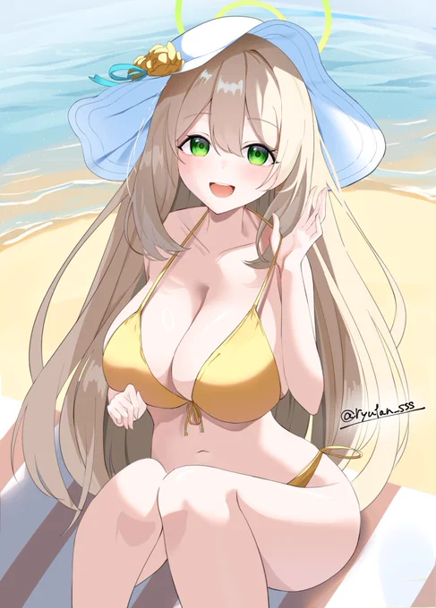 水着ノノミ#ブルアカ 