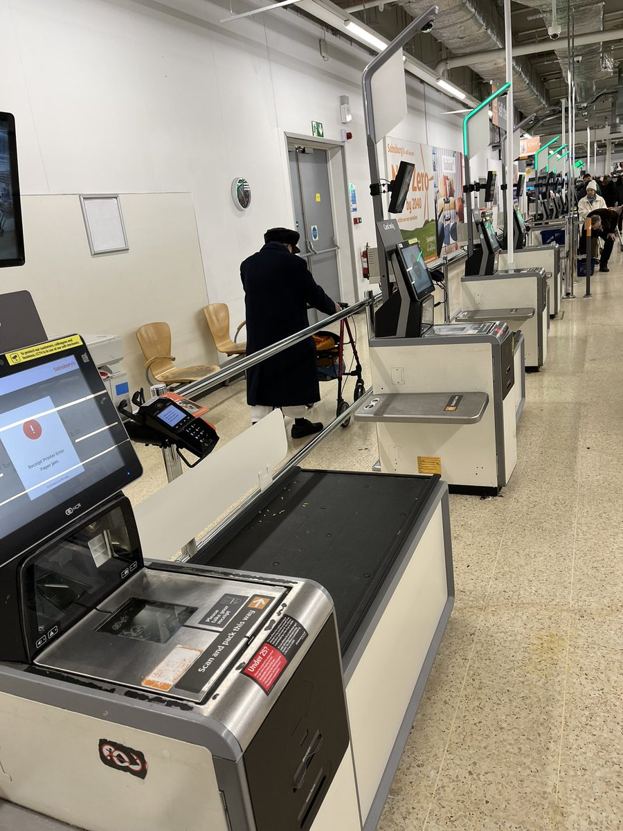 Alex Tate (@alextat29629574) on Twitter photo Come on <a href="/sainsburys/">Sainsbury's</a> Whitechapel. Over half the tills you’ve installed for speeding up the process not working in Saturday morning Come on <a href="/sainsburys/">Sainsbury's</a> Whitechapel. Over half the tills you’ve installed for speeding up the process not working in Saturday morning