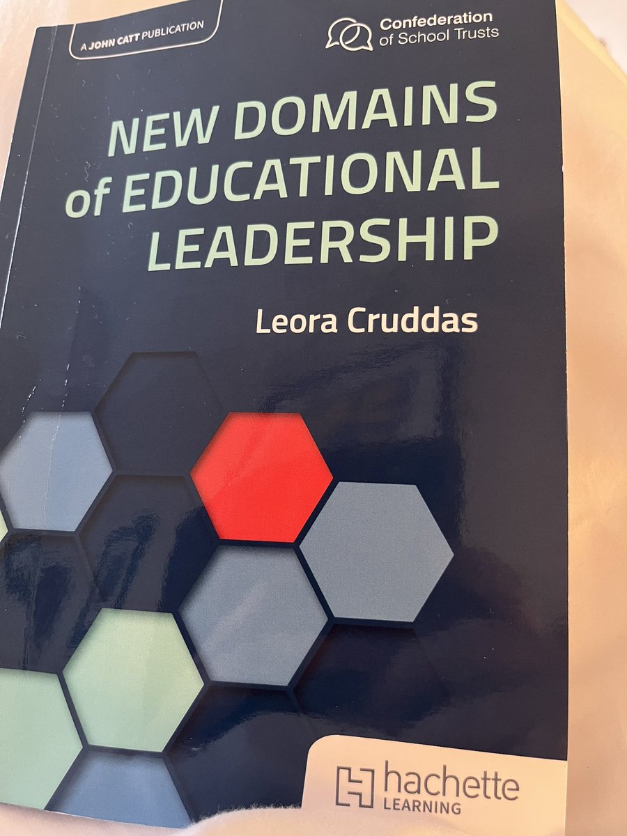 After a busy week, I am having a lovely, luxury Saturday morning diving in to this book. Thank you <a href="/LeoraCruddas/">Leora Cruddas CBE</a> and <a href="/CSTvoice/">Confederation of School Trusts</a>  for bringing together, in your usual eloquent and compassionate style, some fantastic ideas and case studies from across the sector.