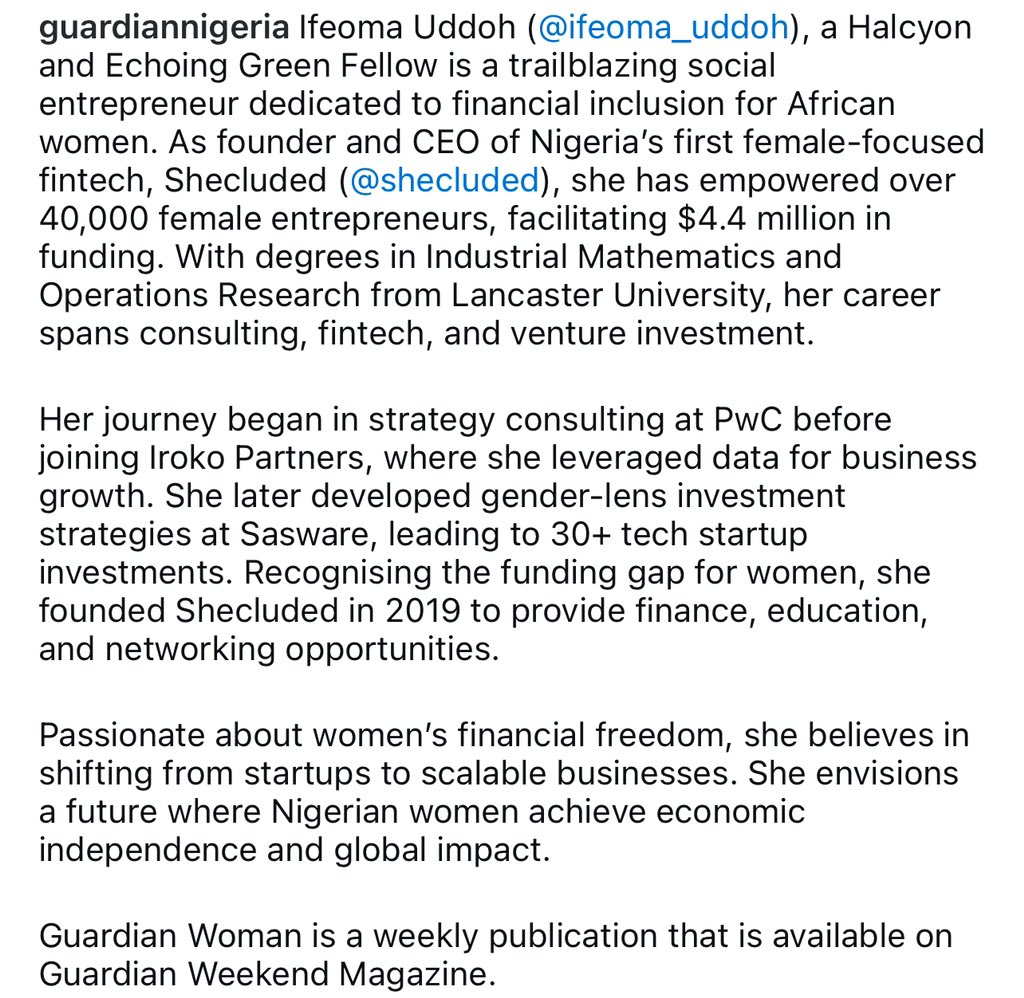 That’s my friend 😍
<a href="/ifyhopee/">ifeoma Uddoh</a> of <a href="/shecluded/">Shecluded</a>