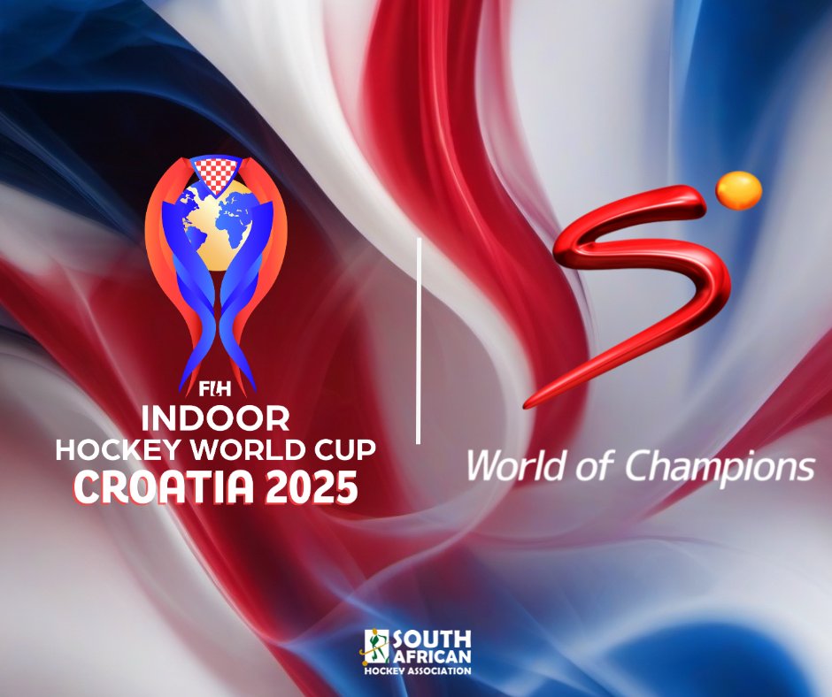 🅆🄾🅁🄻🄳 🄾🄵 🄲🄷🄰🄼🄿🄸🄾🄽🅂

Amazing news. <a href="/SuperSportTV/">SuperSport 🏆</a> have secured the rights to the Indoor World Cup. You can watch all the action from Croatia live! 

Read = > sahockey.co.za/2025/02/01/sup…

#IHWC2025 #MoreThanHockey