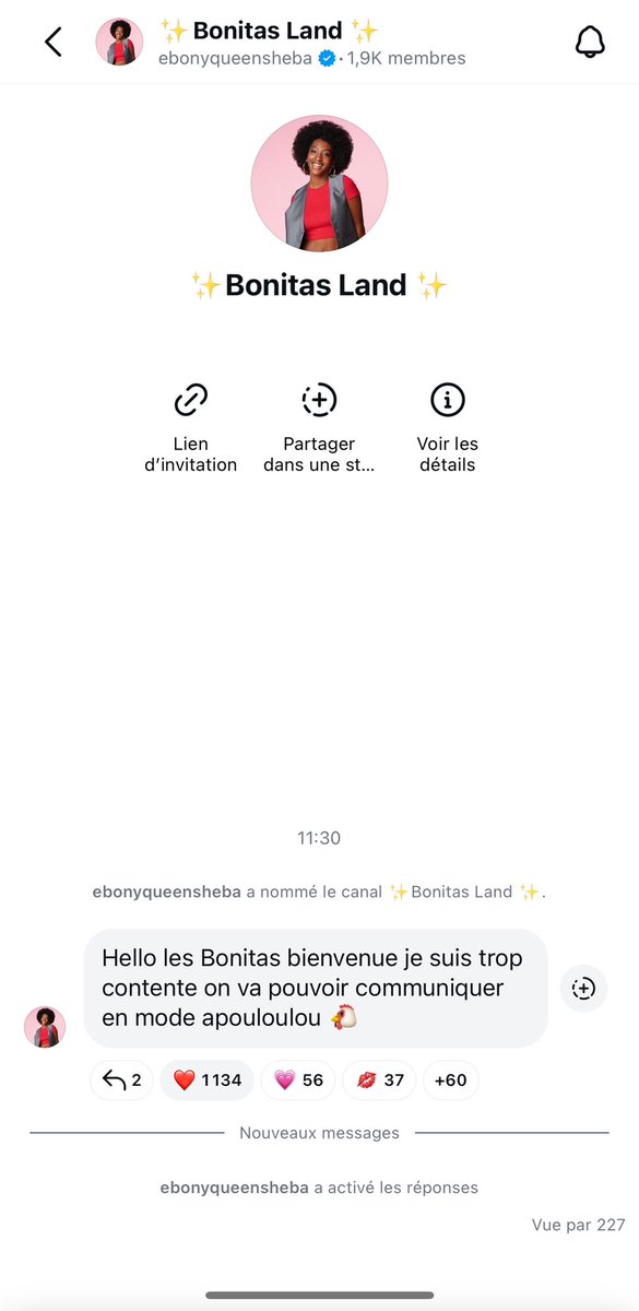 Venez rejoindre le canal de Ebony sur insta tres important ⭐️👑👑 #StarAcademy #ebony #canalinsta