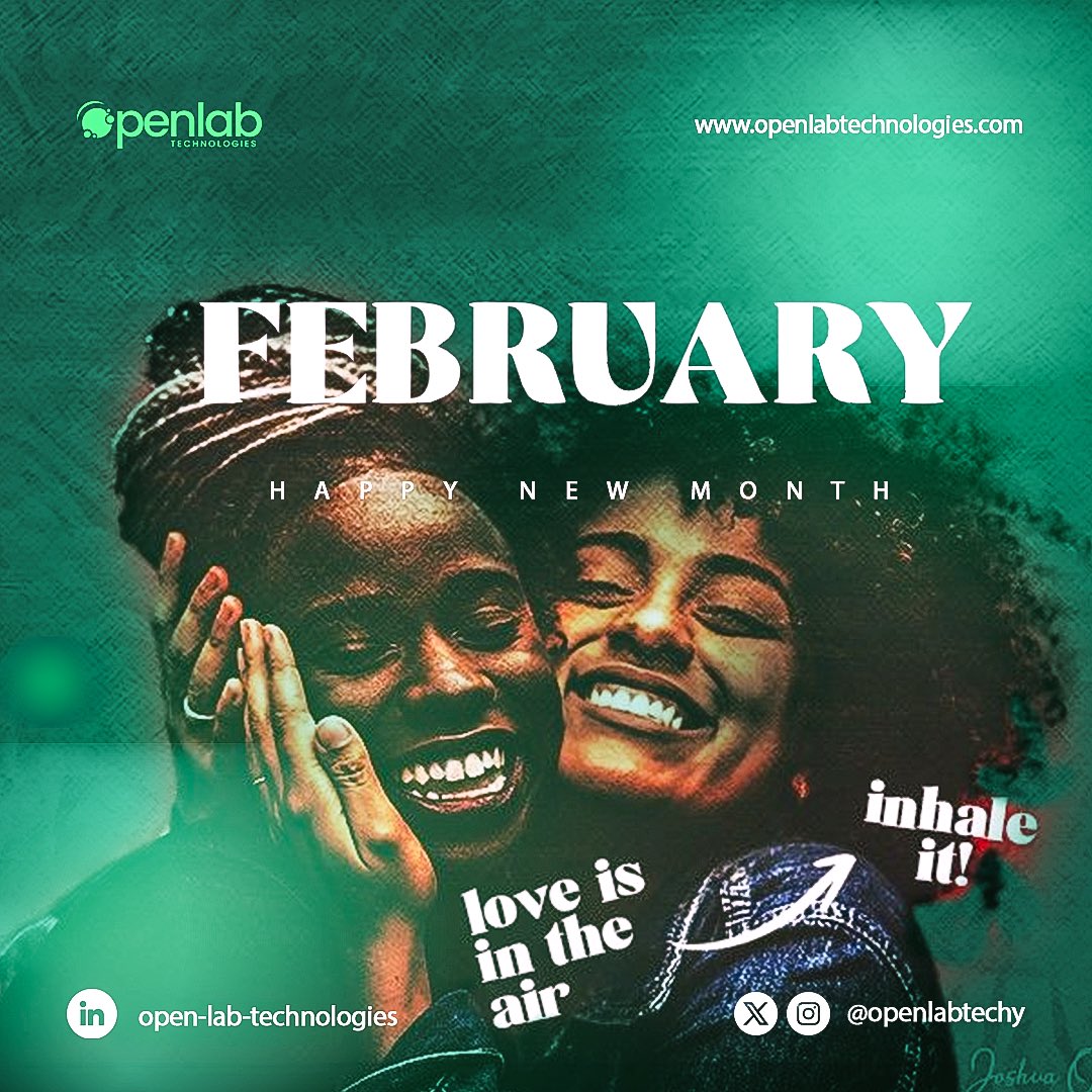 openlabtechy's tweet photo. A new month has begun, bringing fresh moments to cherish. 

Let's embrace the days ahead with open hearts and make the most of every opportunity. Wishing everyone a joyful and fulfilling February! ❤️

#February 
#newmonth https://t.co/lhZjtierY1