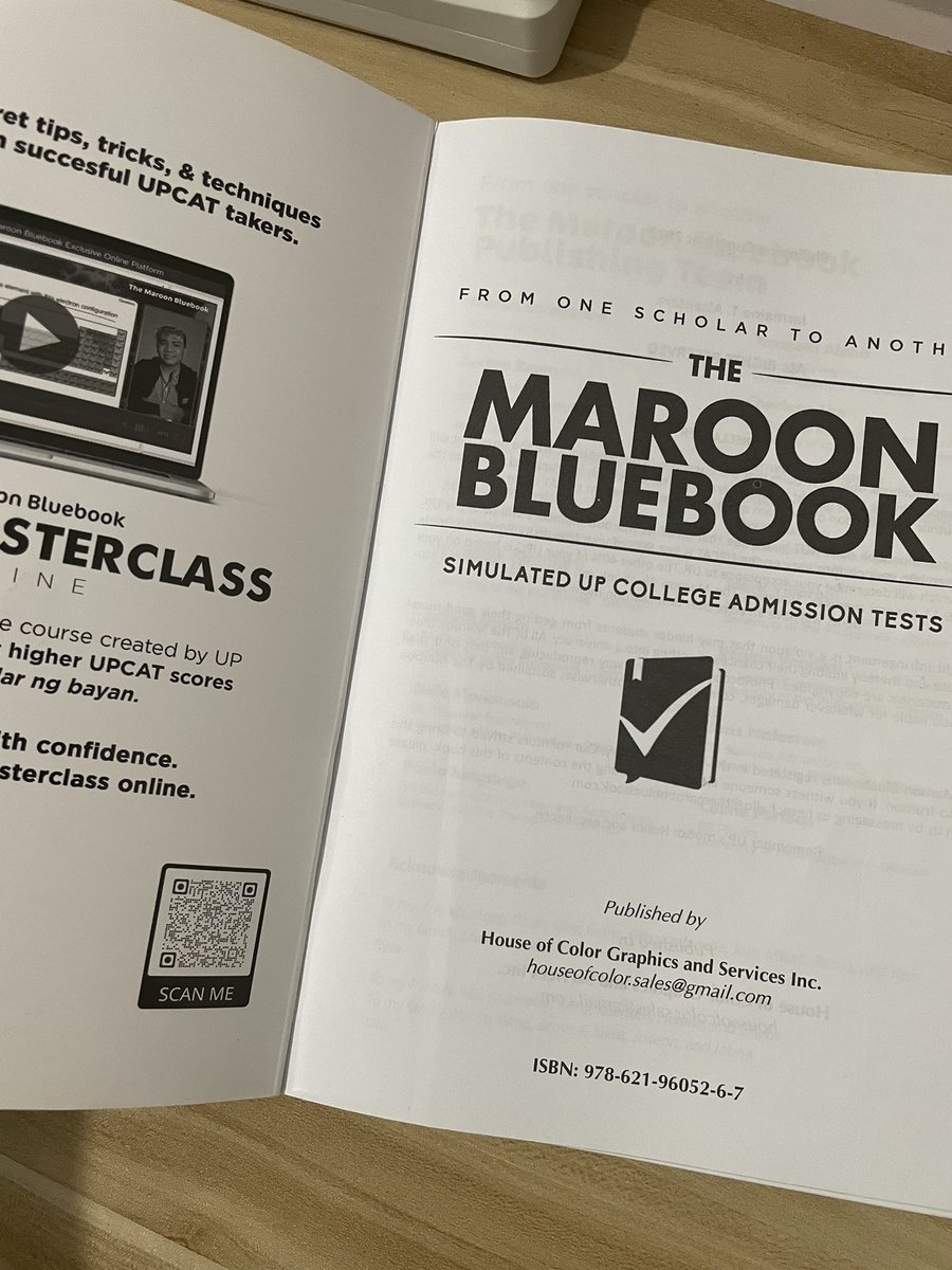 kaetooth's tweet photo. WTS LFB

Selling:
Maroon Bluebook 3RD EDITION
₱600 + sf

- got this for ₱900 before
- good as new (hindi nasulatan ng pencil)
- ung page 223 lang may punit ng konti  dahil sa pagtanggal ko ng sticker page marker huhu
- rfs: tapos na mag-upcat last year

tags:
ph cet reviewer https://t.co/oc5kXQ6eWS