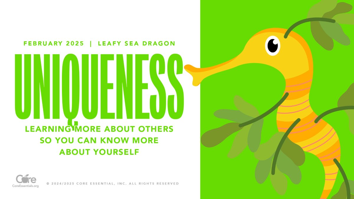 February's value is #Uniqueness. Imagine any person you meet is like a book waiting to be read. By listening to their stories, experiences, and perspectives, you'll discover more about yourself. An opportunity for growth and understanding.
#uniqueness
#CoreEssentials
#CEVaules