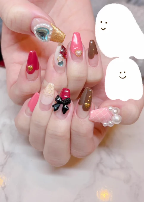 Heart Collectorネイルしたよ〜! 