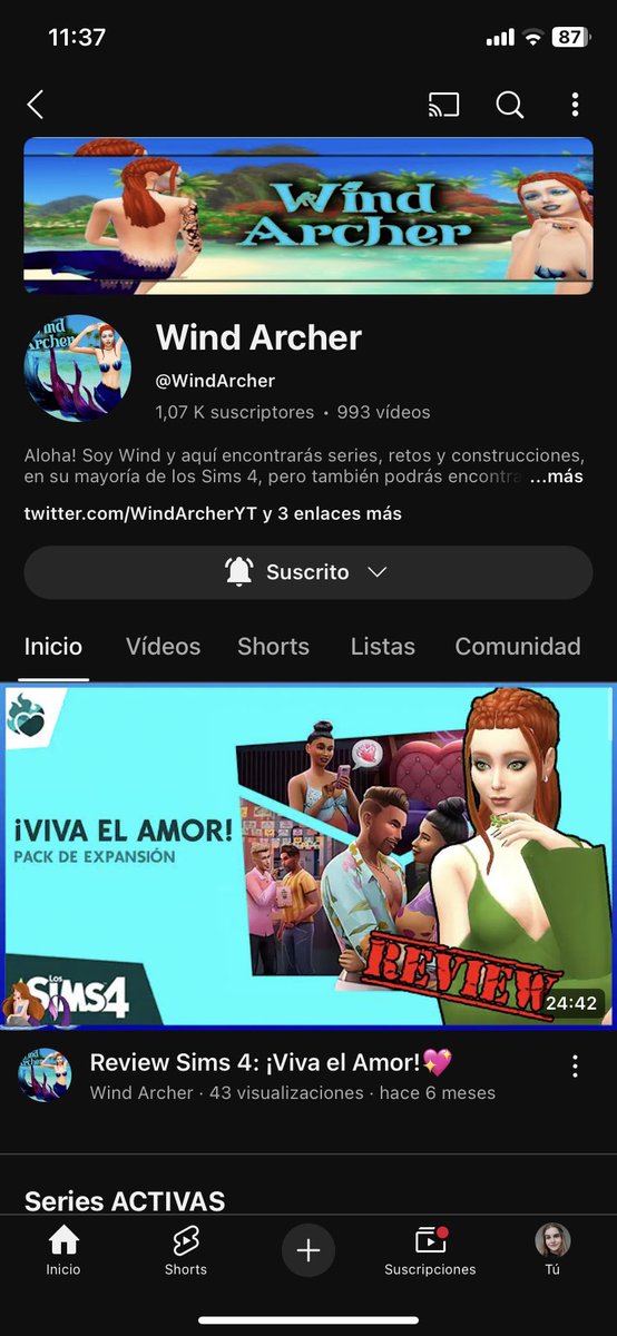 Liselitah's tweet photo. @WindArcherYT @LosSimsES Que ilusión me da ☺️ https://t.co/MWUk59UxId