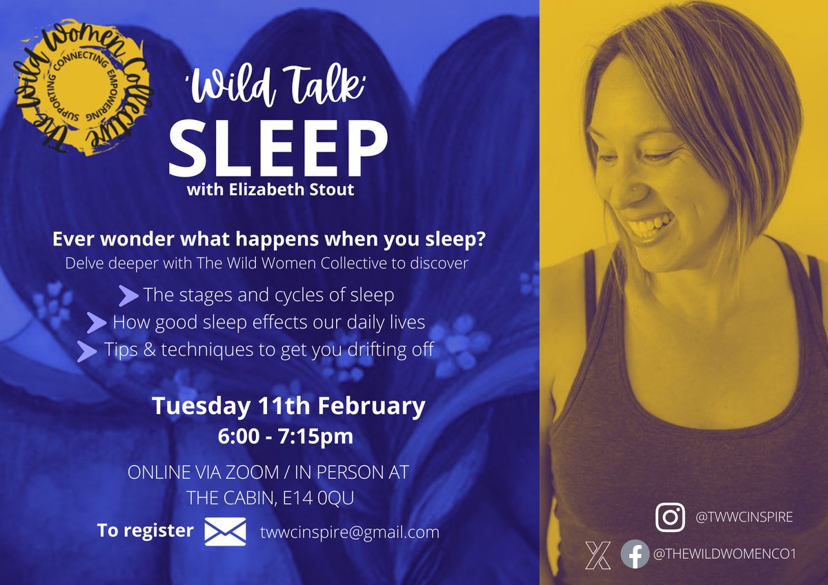 The Wild Women Collective's Wild Talk

#wildtalk #thewildwomencollective #sleep #restorative @elizabethstouthealth <a href="/stoutelizabeth/">Elizabeth stout</a> @consortium50 @twwcinspire The Wild Women Collective
@Elizabethstouthealth - helping you to make healthier choices