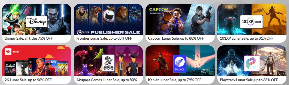 IndieGala's tweet image. 🚨 Final Hours! Lunar New Year Sales &amp;amp; Bonus Steam Keys END SOON! 🚨

🎮 Up to 96% off on top games from Capcom, Team17, &amp;amp; more!
🧧 Bonus: Every store purchase gets a free Steam key via our Scratchy event!

Don’t miss out—last chance to save big! ⏳

#LunarNewYear #SteamDeals