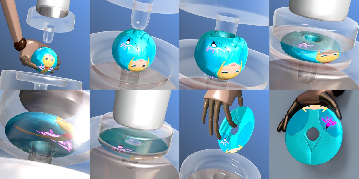 【再掲】ゼロスーツサムス　CD化
にわかにCD化がTLに流れて来たので、うちも蔵出ししてみます。
本人を変形させるとすると穴が貫通してしまうのがどうしたものかなって悩ましいのですが、圧縮して作るのが癖なので致し方ないですねｗ
まとめてない単体の画像はツリーでぶら下げておきます。