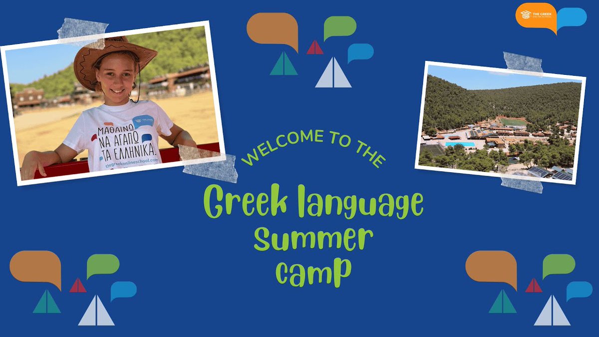 Greeklol's tweet image. Welcome to the Greek Language Summer Camp. 💙🤠
Watch the video for answers to your most common questions and join us in 2025.
📅 August 2-11

  👉  zurl.co/lAwMd 

#greekcamp #theranchcamp #learngreek #greekforkids