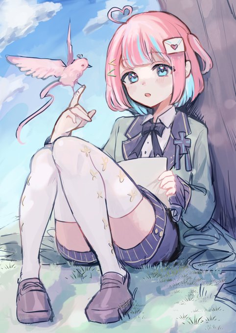 もうおよそみんな本は手に入れたか…!?ということで、C105で寄稿させていただいた、みるりぃFAのみりるぅでした!! #みてみてみるりぃ #koibu_mirury 