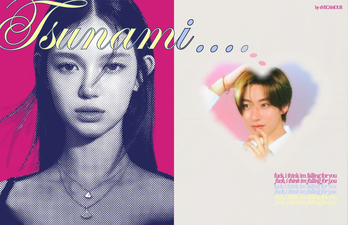 tsunami,
an anton lee &amp; danielle marsh short au #helichio