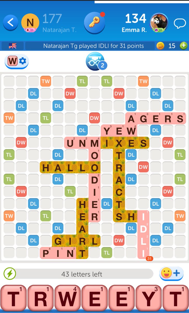 NTanjore's tweet photo. #scrable #idli Idli is a valid word on scrable!! https://t.co/vGeFnRWCZd