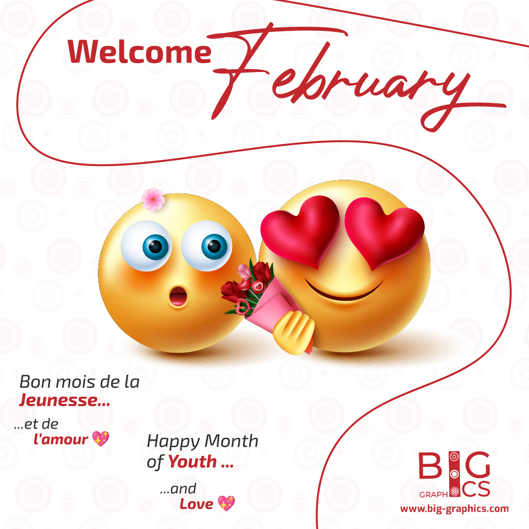 biggraphicscm's tweet photo. Welcome February

Passez un excellent mois de la jeunesse... et de l'amour 💖.💫🫠
_______

Have a wonderful Month of Youth... and Love 💖🫠💫

Redécouvrez le #GRAPHISME !

https://t.co/4osgIizph0

#fevrier #februray #valentin #valentine https://t.co/W4PSoqGnsk