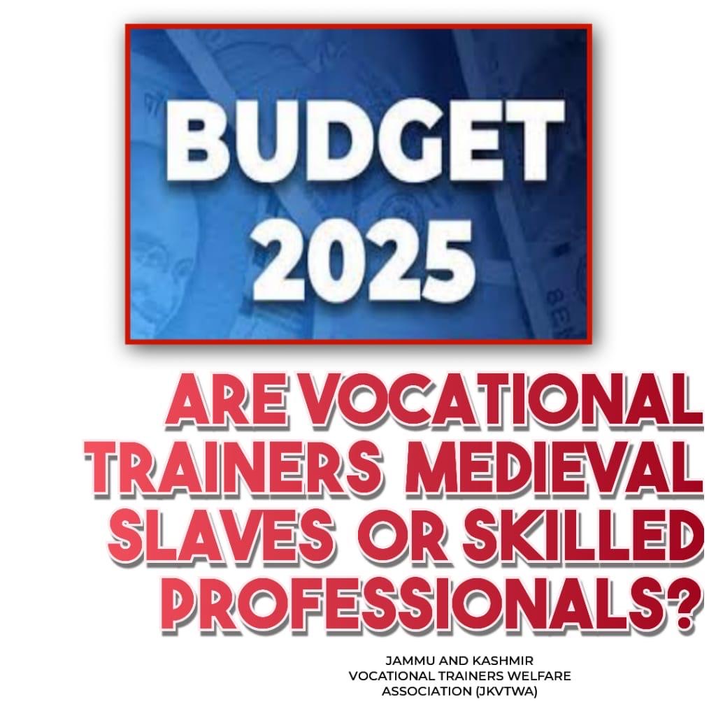 frs037's tweet photo. From 2016 to 2025 everything has changed – except our salaries! Inflation rises, income tax limits increase yet Vocational Trainers in School Education remain ignored. Are we medieval slaves or skilled professionals @OmarAbdullah
@ANI
#Budget2025  #JusticeForVocationalTrainers https://t.co/jXecaLsgQ0