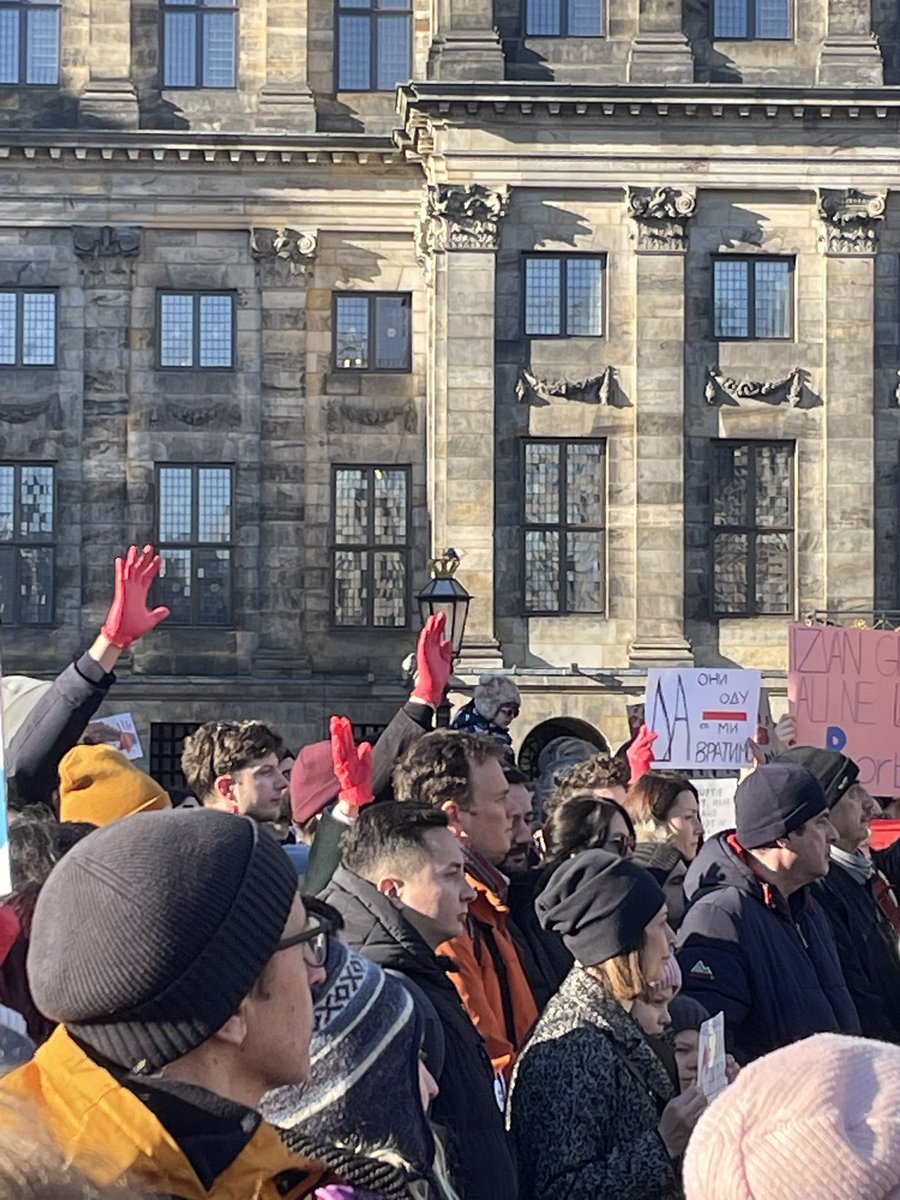 thijsreuten's tweet image. Amsterdam - Dam #NoviSad #StudentsforJustice