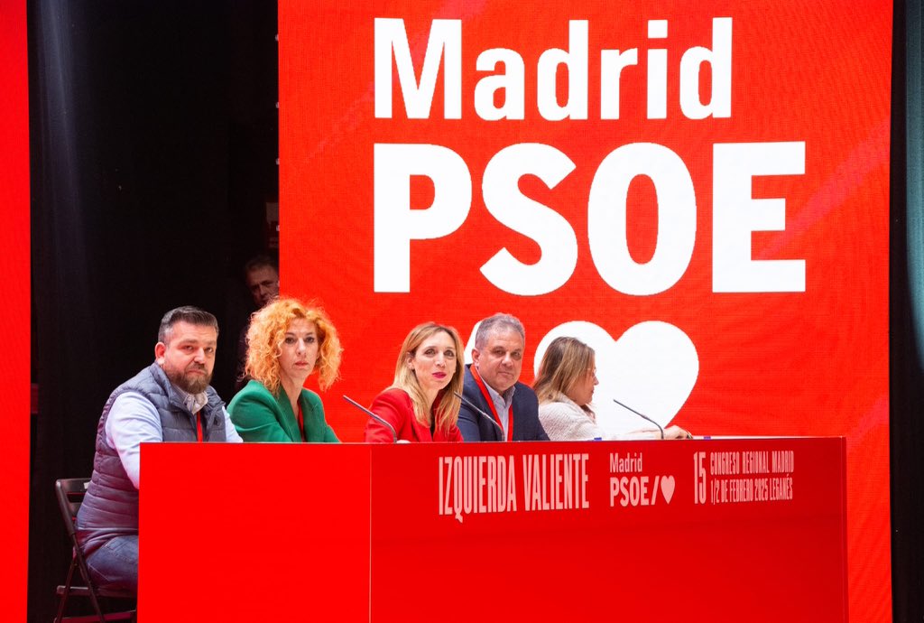 psoealcorcon's tweet photo. 🔴Nuestra compañera y Alcaldesa de #Alcorcón @CandeTesta elegida Presidenta del 15 Congreso del @psoe_m.

¡¡Enhorabuena compañera!! https://t.co/3CD028aGV1