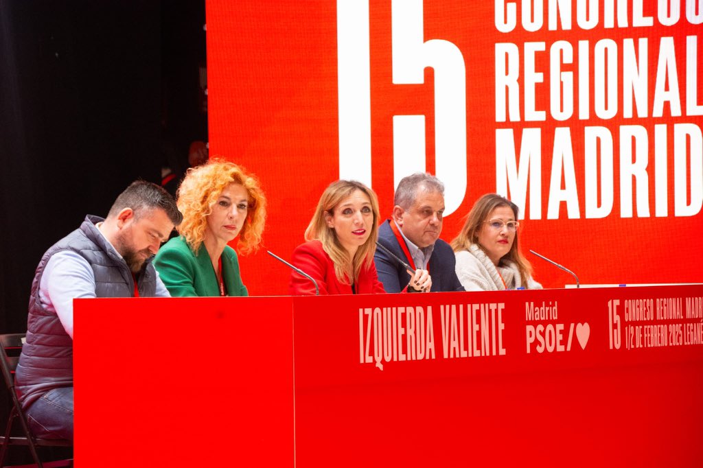 psoealcorcon's tweet photo. 🔴Nuestra compañera y Alcaldesa de #Alcorcón @CandeTesta elegida Presidenta del 15 Congreso del @psoe_m.

¡¡Enhorabuena compañera!! https://t.co/3CD028aGV1