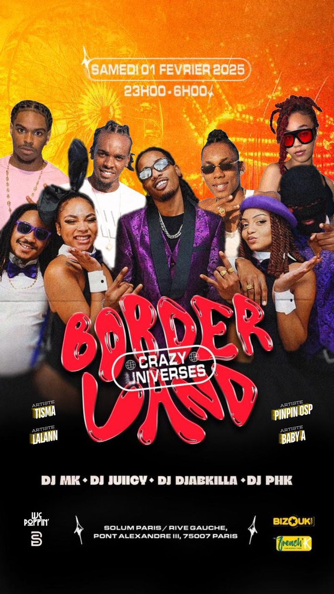 J - J 🤯 .

Êtes vous prêts pour le bordel de ce soir ? 

Un univers fou + des artistes encore plus énervés 😖 .