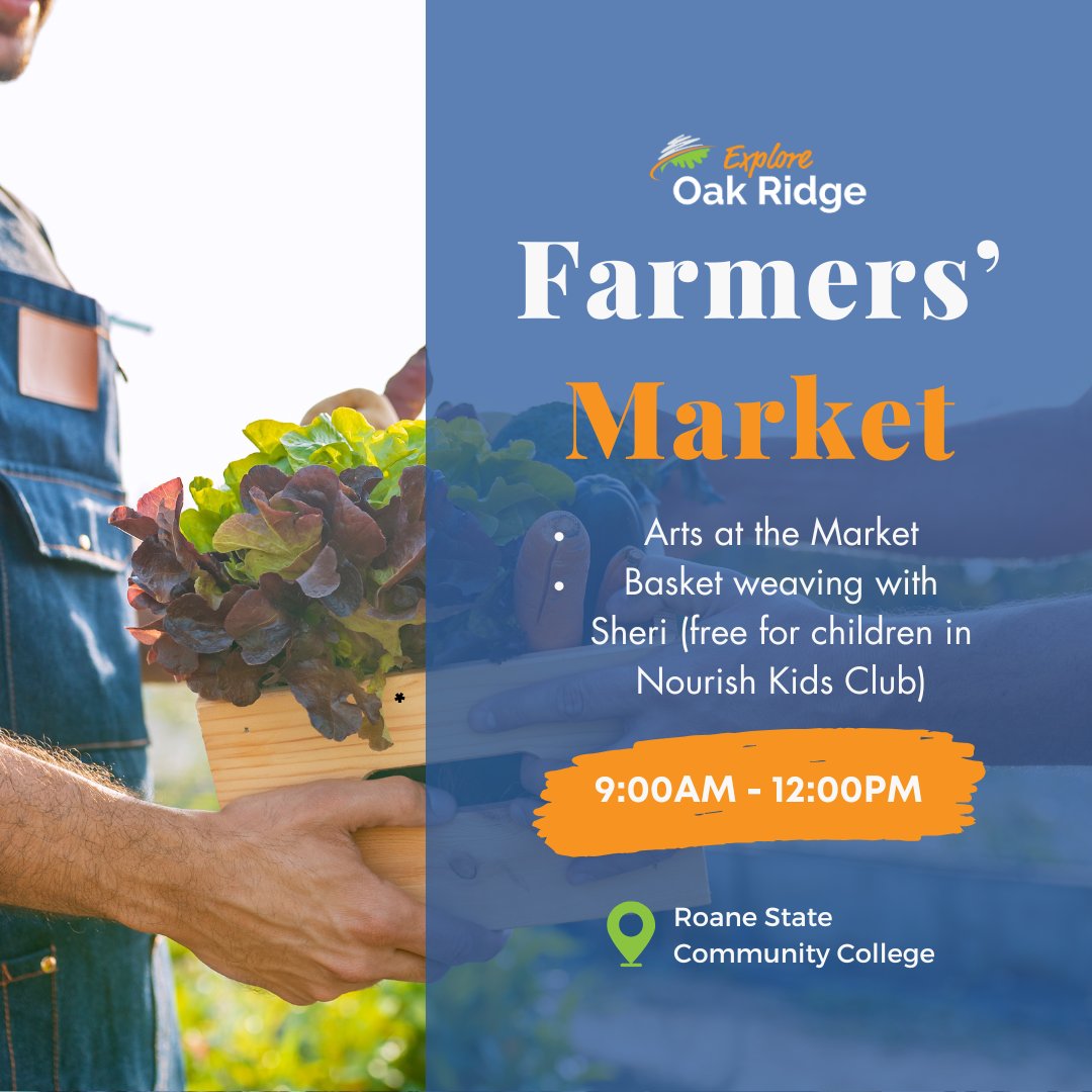 Join us today at the Winter Farmers' Market for Arts in the Market and basket weaving with Sherri! Grab a snack, stock up on local produce, and browse handmade crafts and goods!