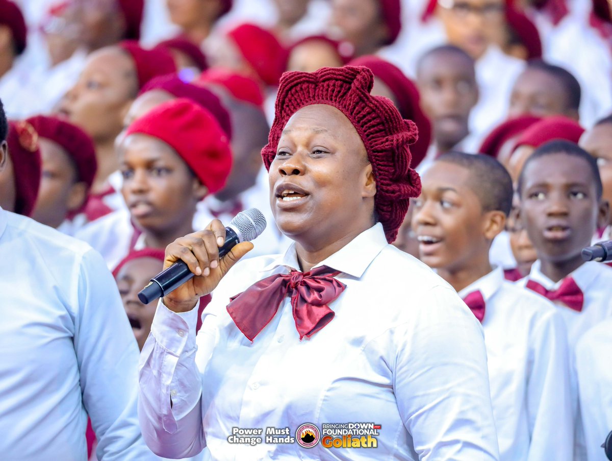 MFMWorldwide's tweet photo. The Mass Choir's soul-stirring ministration fills the atmosphere with resounding Hallelujahs, as their soaring harmonies lift our hearts in worship, magnifying the greatness of our God.
#PMCH
#FebruaryEdition
#MFMWorldWide
#BringingDownYourFoundationalGoliath @REAL_DKOLUKOYA https://t.co/iVv2XZJ81r