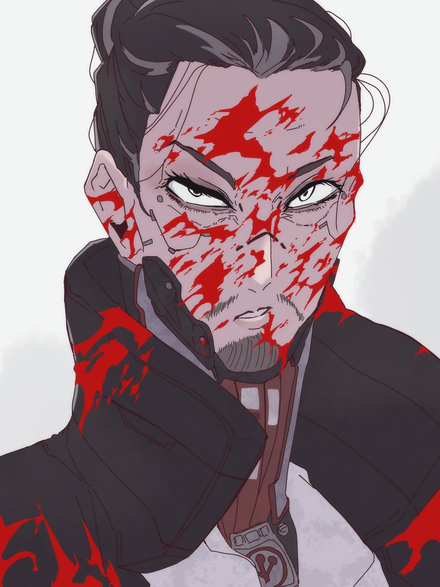 「Cyberpunk2077 流血描写あり。takemura」|グッチ又三郎のイラスト