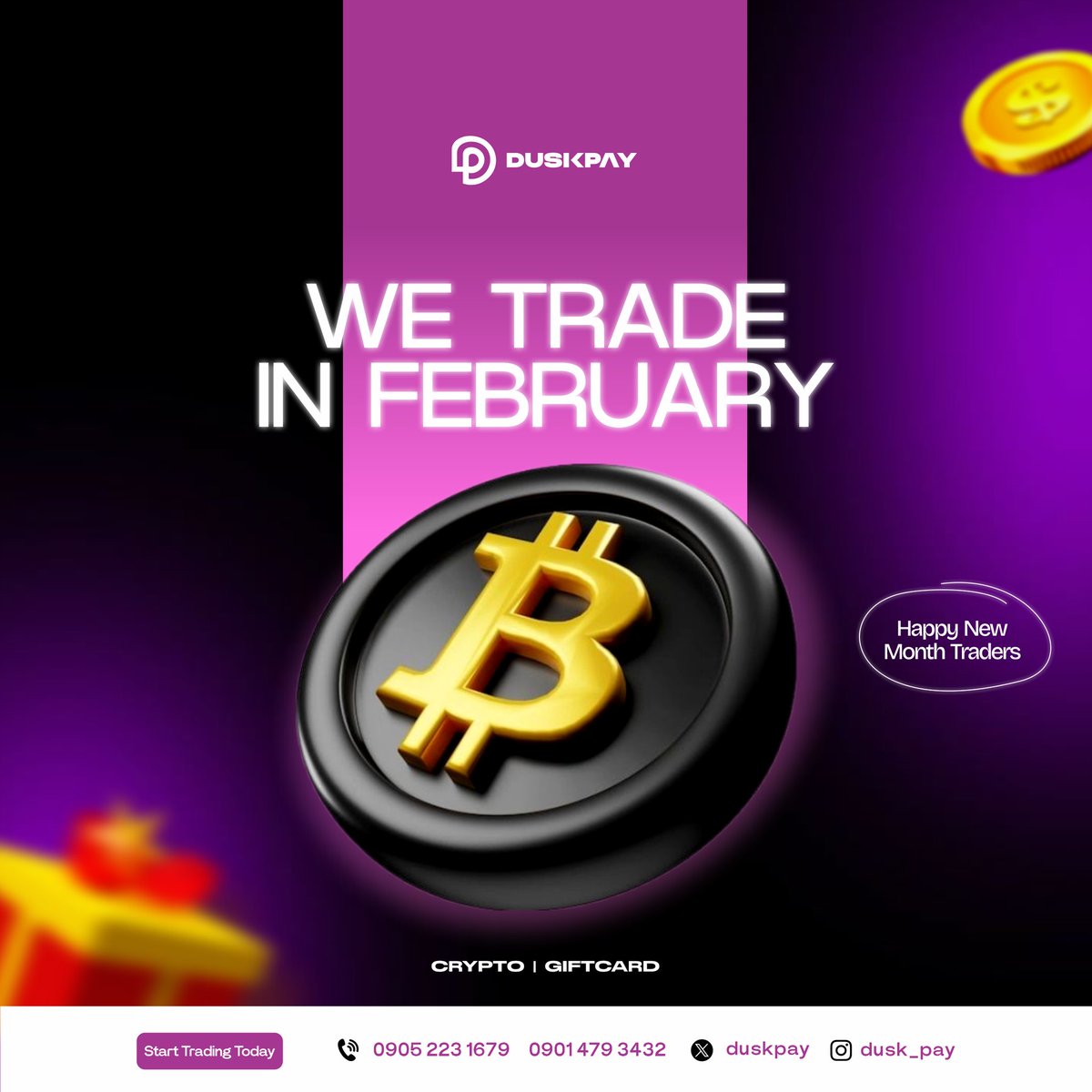 New month, new opportunities! 📈🚀 
Start fresh and make every trade count. Stay ahead of the market and maximize your gains with us. Trade smarter, trade better—let’s make this month profitable! 💰✨

#CryptoTrading #NewMonthNewGains #TradeWithUs