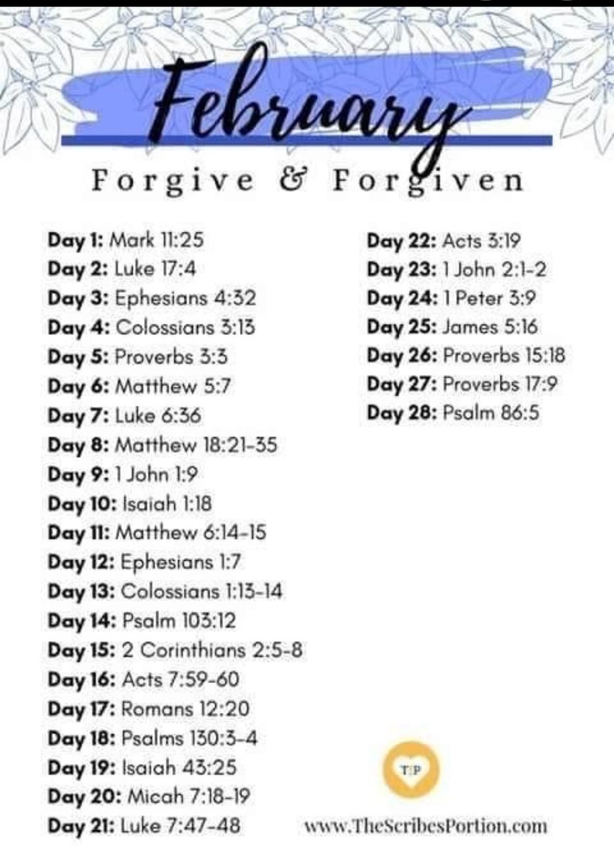 Don't joke with these verses, read them every day and see your life change positively this February 2025.🤍