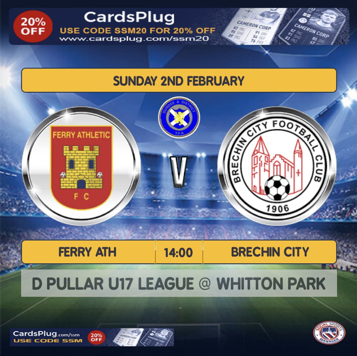 Tomorrow we welcome Brechin to Whitton, as we meet for the first time this season. Brechin have had a strong start to the season so we know this will be another tough match and will need to be at our best 🟡🔵