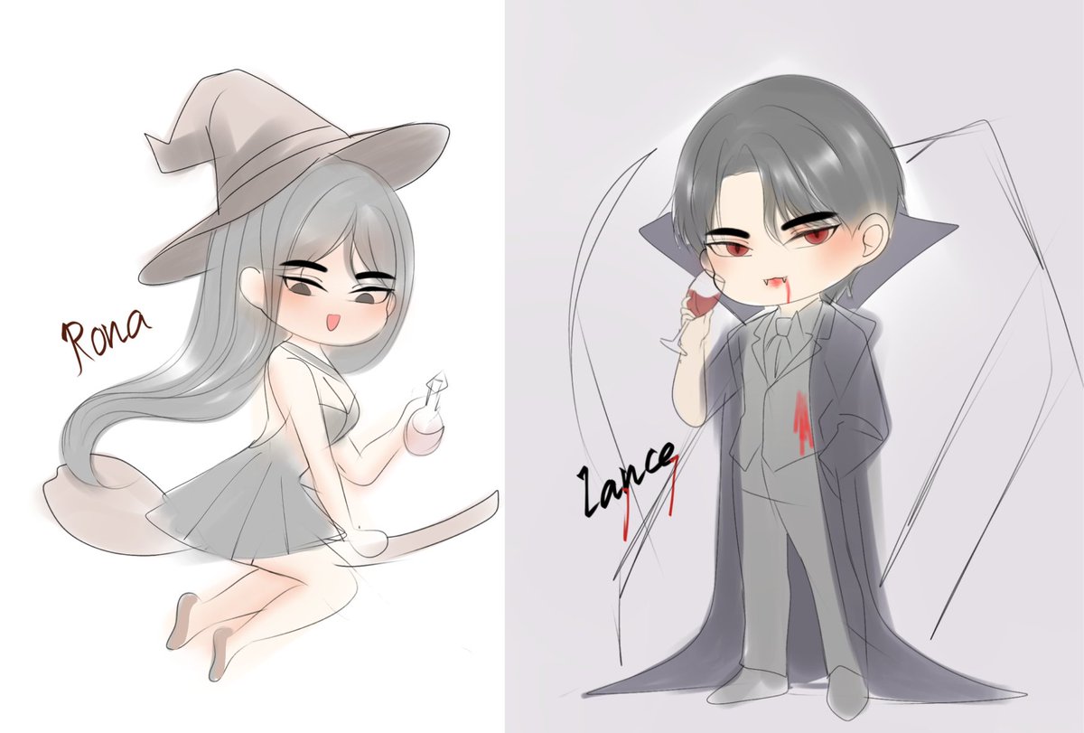 pencomics1's tweet photo. The witch and the vampire 🦇 🪄

Rough sketches
Characters from In Front Of The Mirror
Jonaxx Story
reserved 

#jonaxx #ifotmjonaxx #infrontofthemirror #Pencomics https://t.co/qUZr92NIps