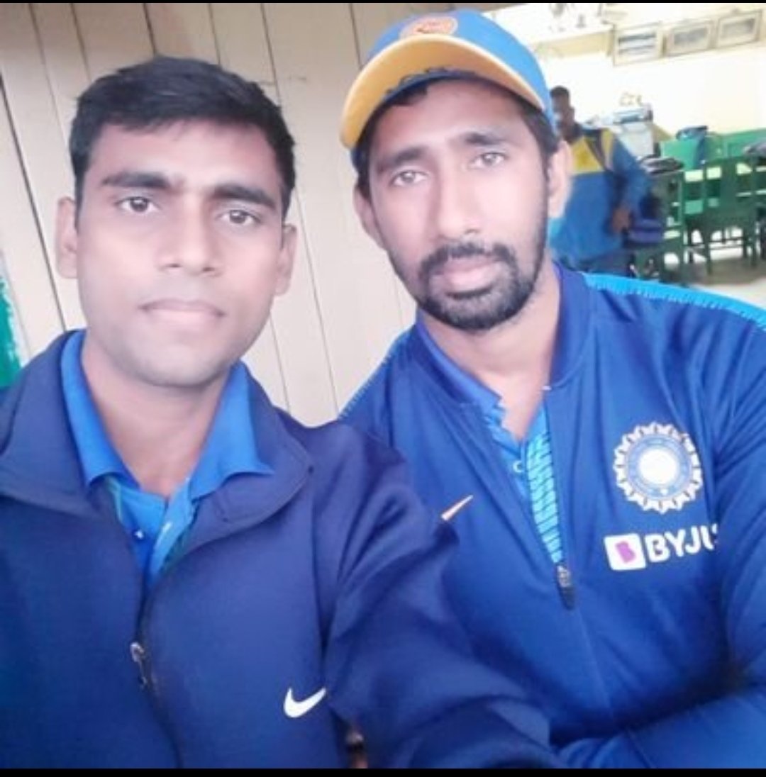 ravi_two8's tweet photo. Wriddhiman Saha says goodbye to cricket at his home ground Eden gardens in presence of his family! 
#thankswriddhiDa
#WriddhimanSaha #Retirement #EdenGardens https://t.co/JGB5PlgWBX