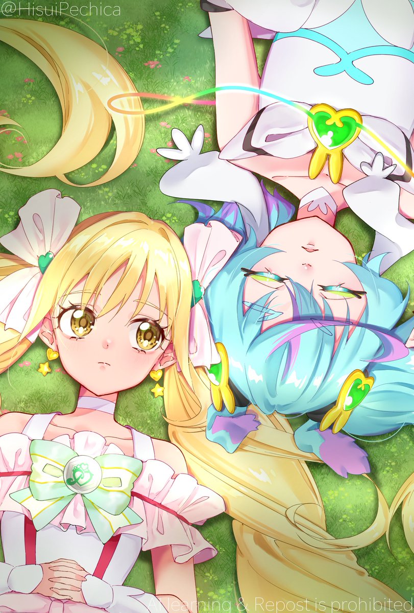 HisuiPechica's tweet photo. 🤍 #プリキュアの日 🤍
〔キュアエコー/キュアシュプリーム〕 https://t.co/iBByBf2tH3