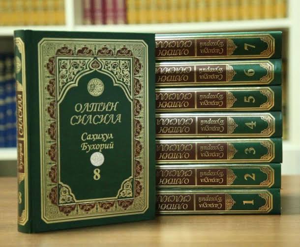 Кўпчилик «Олтин силсила» Тўпламини қўйишни илтимос қилишябди. Илтимосларни инобатга олиб, Рамазон ойи муносабати билан 28.02.2025 йил Тақдим қилинадиган «Тафсири Ҳилол» дан ташқари, Яна икки кишига «ОЛТИН СИЛСИЛА САҲИҲУЛ БУХОРИЙ» тўпламини беришга қарор қилдик!

REPOST- 1 киши