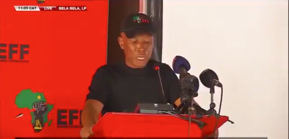 CrossSend's tweet image. L'opposant sud-africain Julius Malema accuse le Rwanda d'agir en tant que mandataire des intérêts occidentaux en République Démocratique du Congo…finançant des groupes armés et alimentant les violences en cours… #KagameIsKilling #KagameAgainstPeace @ONU_fr @UEenRDC