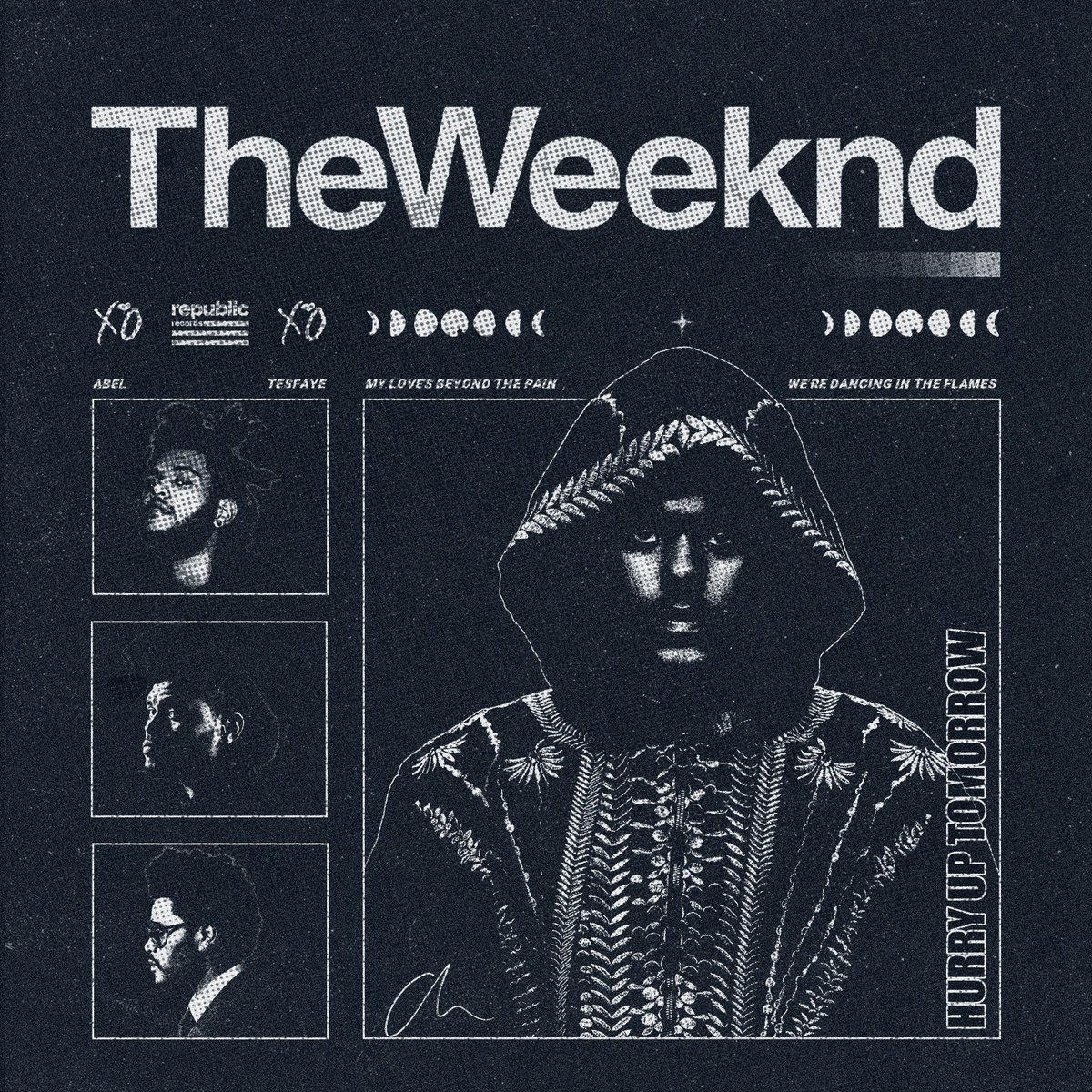Muvvafudge's tweet photo. The Weeknd – Hurry Up Tomorrow (2025) – a fresh take on album art inspired by the vibe of @theweeknd. Shot with a passion for music and design. #TheWeeknd #MusicDesign #AlbumArt #GraphicDesign https://t.co/AdnUbjrXWh