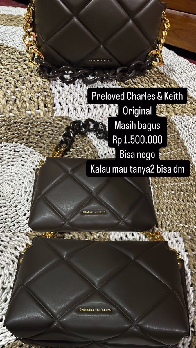 Windrzki's tweet image. Preloved Charles &amp;amp; Keith #preloved #bag #prelovedbag #CharlesAndKeith