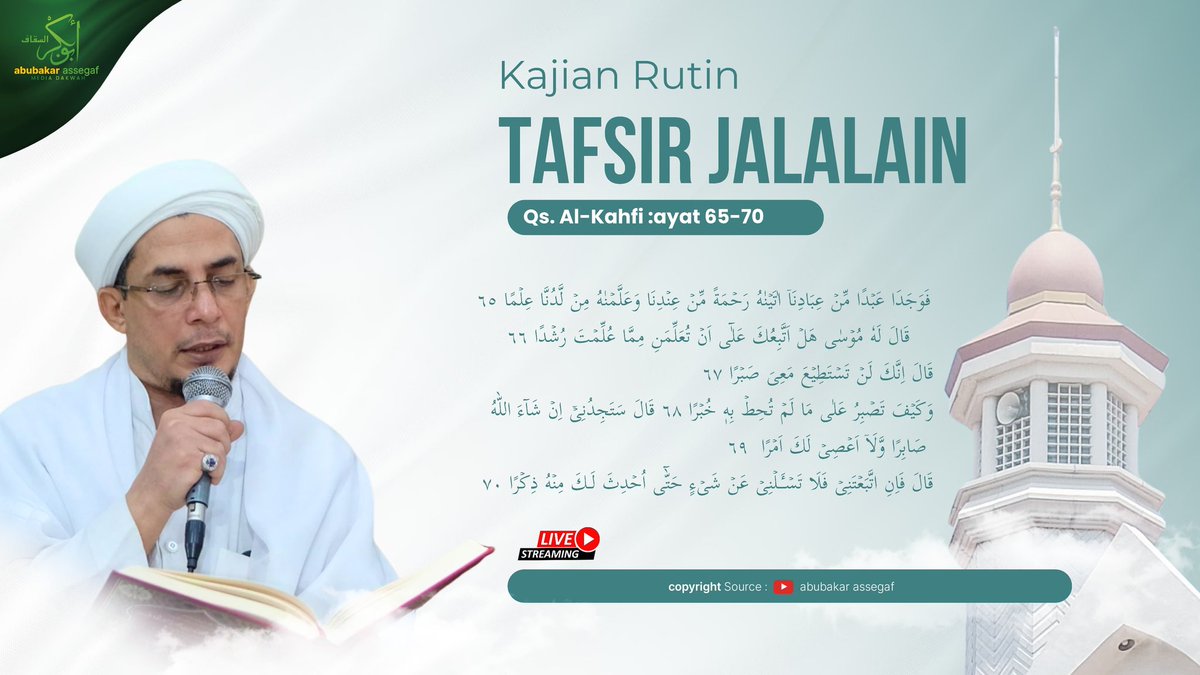 ismail_RQcell's tweet photo. Sedang berlangsung Kajian Tafsir Jalalain bersama Alhabib Abubakar Bin Hasan Assegaf Pasuruan. https://t.co/j6aufWXK7k https://t.co/vKOOHxClzk