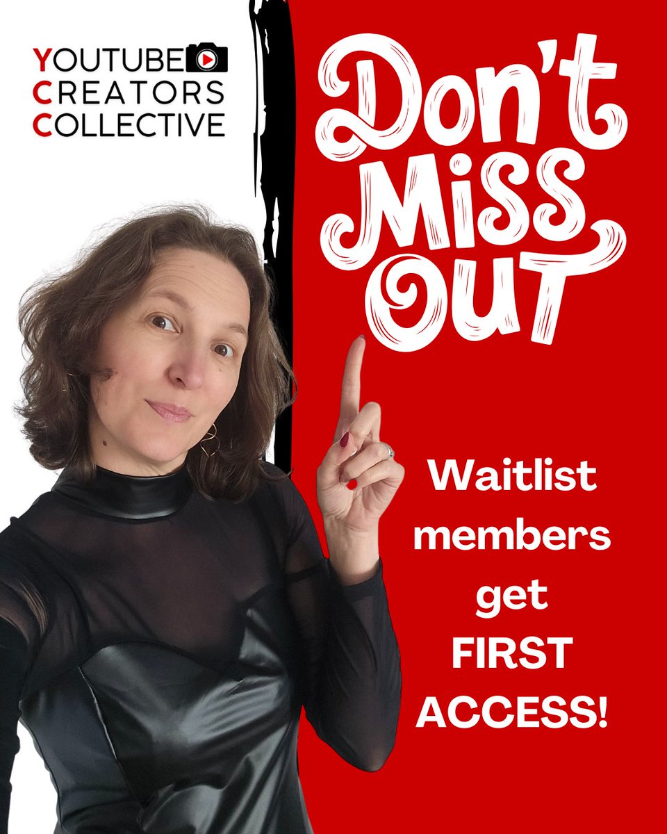 Rebeccasnippets's tweet image. Don’t miss out!

Spots are LIMITED in my YouTuber membership, and waitlist members get FIRST ACCESS. 

✨ Ready to level up your channel? Join the waitlist now and be part of something amazing.

Link In Bio 🥰

#YouTubeCreators #YouTuberTips #GrowYourChannel