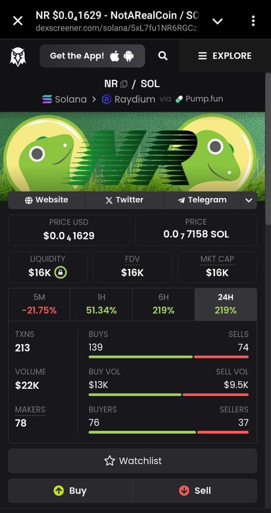 $NR Already hit 20k! Its so early. This coin was made by coingecko and used for example. The GOAL IS TO LIST IT COINGECKO BECAUSE ITS THEYRE COIN🤣 Lfg #Dogshit2 hit 15milly +
 
Heres the ca: 

pump.fun/coin/5xL7fu1NR…

Loot info: coingecko.com/learn/pump-fun…

$Gyat $hood $Brood $fart