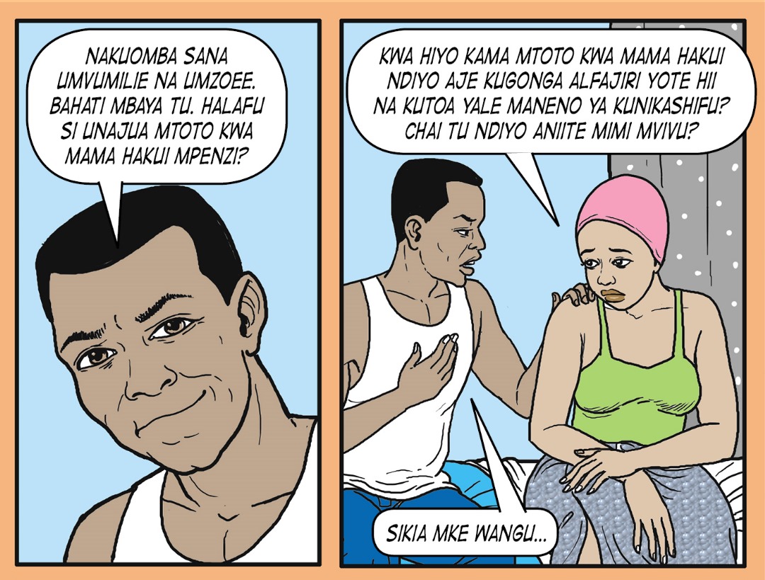 Fuatilia KILA SIKU mwendelezo wa Simulizi  ya SHONDE LA MAMAMKWE bila ya malipo kwenye app ya TIBASIMA COMICS, download sasa kupitia Playstore