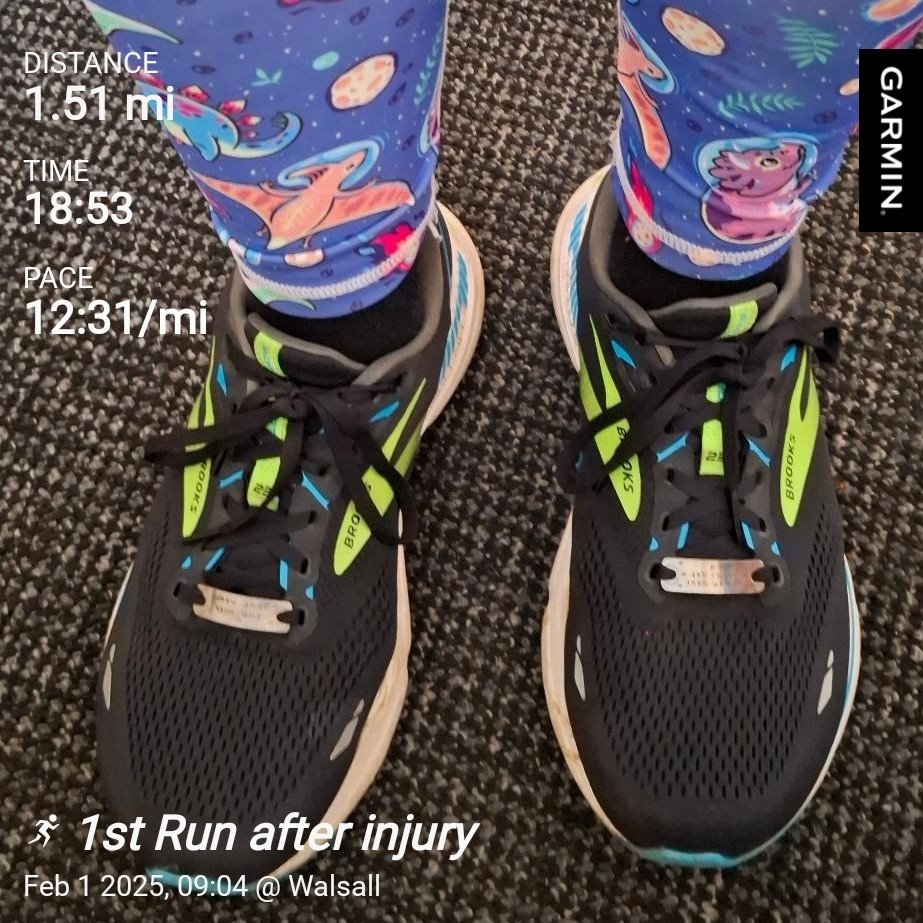 lesmis1's tweet image. @RickKelsey Update as promised.  1st run back today 1.5 miles. Took a couple of short breathers. #backtotraining.