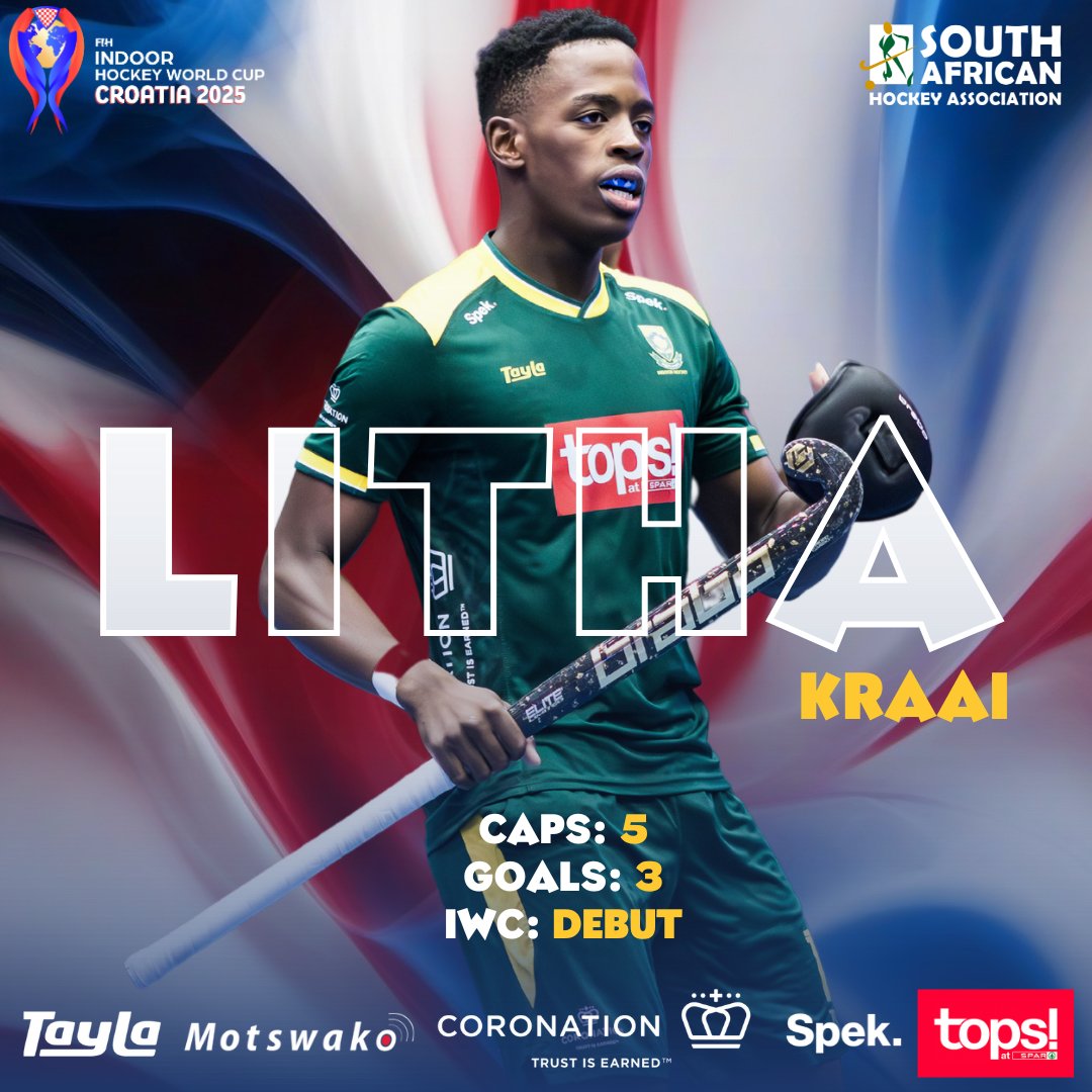 🄼🄴🄴🅃 🄾🅄🅁 🅃🄴🄰🄼

Meet the second half of the SA Indoor Hockey Men that take on the World in Croatia! 

#MoreThanHockey