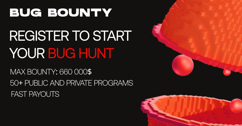 StandoffBB's tweet photo. Calling bug hunters! 🚨

Turn your cybersecurity skills into cash with Standoff Bug Bounty. Live projects, instant challenges, guaranteed payouts.

Uncover vulnerabilities. Make the web safer. Get rewarded.

Register now!